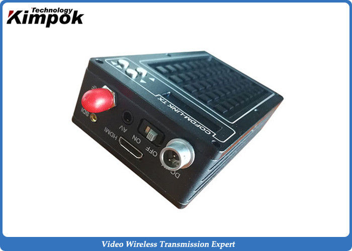 Full HD Microwave COFDM Video Transmitter , Mini UAV Video Transmitter 20km LOS Range