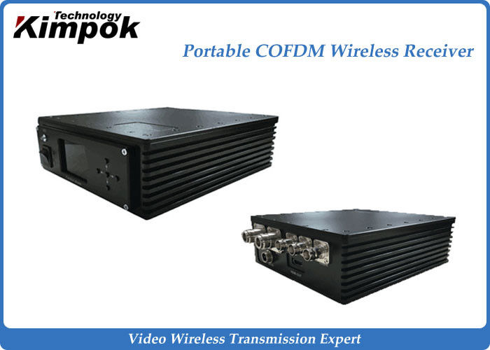 Miniature COFDM Receiver 300-800MHz Portbale Wireless AV Receiver