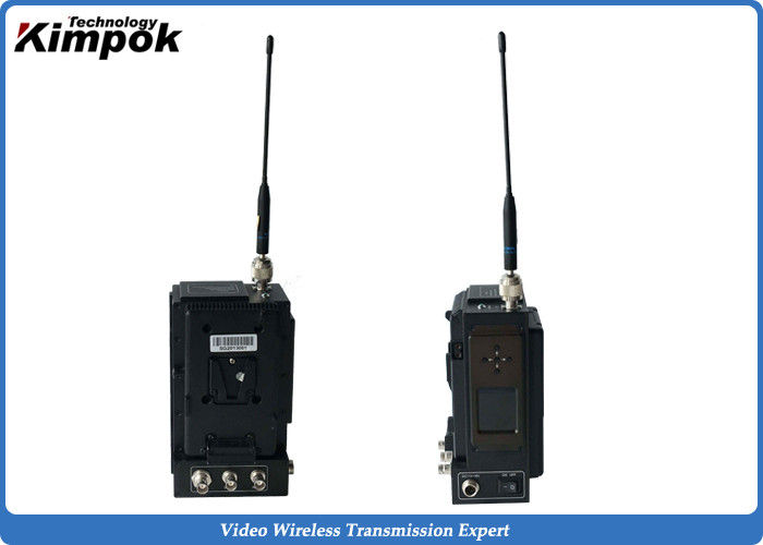 Dual V Battery Mounts COFDM Long Range Video Transmitter Back – pack Wireless AV Sender