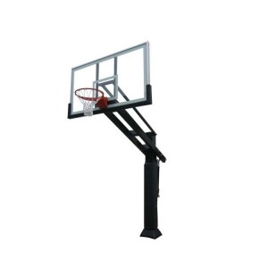 Adjustable Sports Training Equipment Outdoor in Ground Basketball Hoop