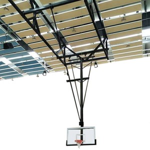 Custom Tempered Glass Ceiling Mounted Basketball Hoop For Sale