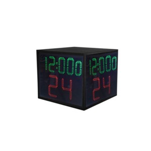 Basketball Equipment 5 Digits LED Four Sided 24 Second Shot Clock