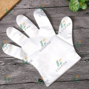 China Cheap price Plastic Apron - Disposable plastic gloves – LGLPAK