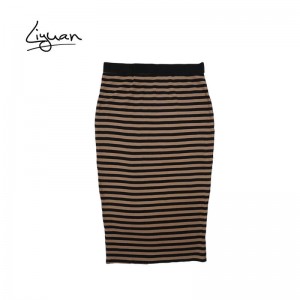 Women’s Striped Midi Wrap Skirt