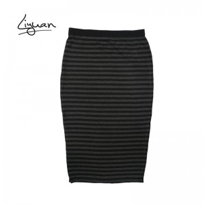 Women’s Striped Midi Wrap Skirt