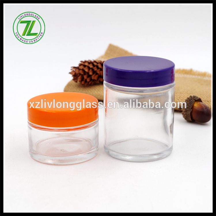 Factory Promotional Diffuser Glass Bottle - custom design 1oz straight sided packaging bottle 2oz glass jar with plastic screw cap – LIVLONG