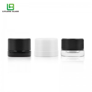 5ml glass concentrate glass jar with CR lid
