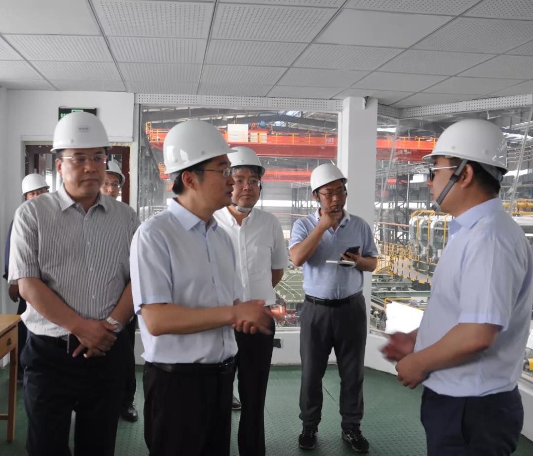 Deputy secretary of Anyang Municipal Party Committee, visited the company to investigate and guide the work