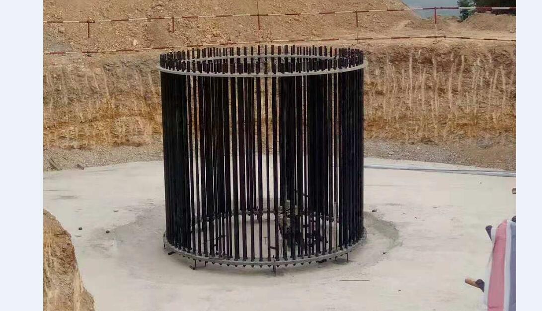 Foundation basket for wind turbines