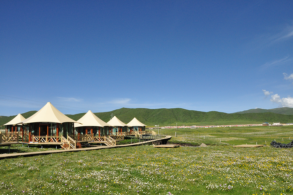 Eco-friendly Grassland Luxury Hotel Tent detail pictures