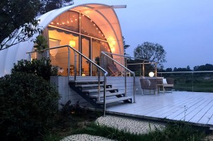 New Design Hotel Tent Luxury Sea Shell House