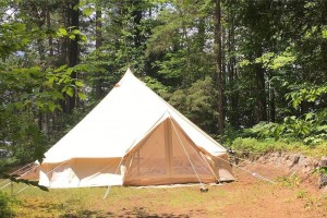 OEM manufacturer Pvc Geodesic Half Dome Tent - Hot  sale High quality luxury bell glamping tent NO.005 – Aixiang