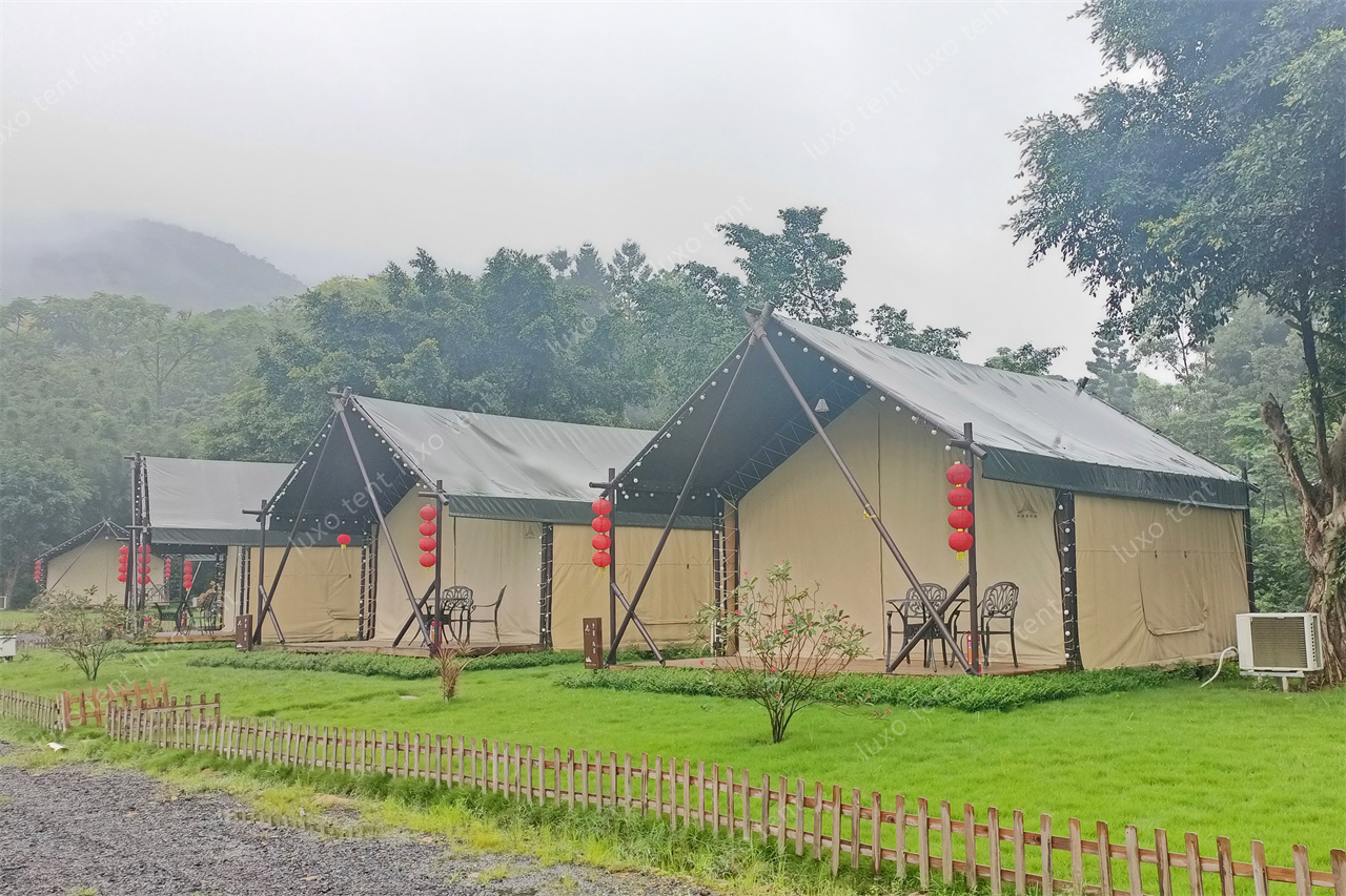Glamping Hotel Tent Resort-Safari Tent & Shell-shaped Tent