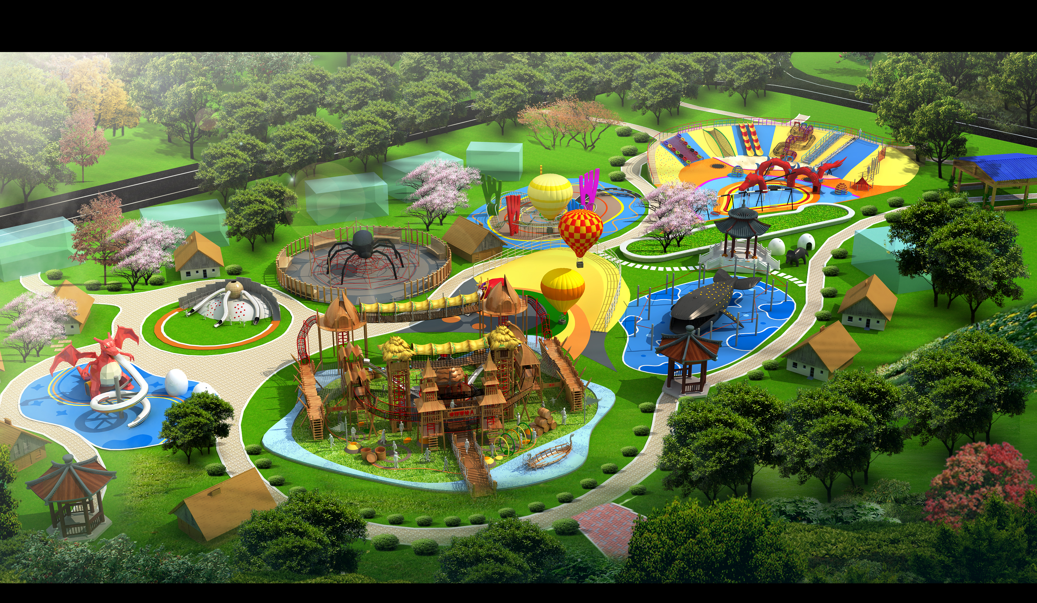 New amusement park design for yingshang, Anhui province