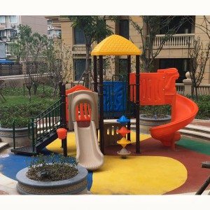 Play Lane Equipment Outdoor Playground Plastic Slide