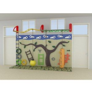 Children Indoor Amusement Area Climbing Wall Game