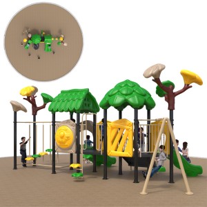 China Manufacturer for Outdoor Playground Equipment With Rabbit Roof House Children Slide Toys For Kids