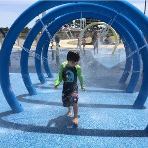 Splash Pad Park Metsi Spray Loops bakeng sa Kids