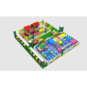 Zona de juegos cubierta suave para el jardín de infancia / niños en edad preescolar