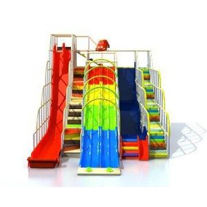 Soft Abantwana yokoNwabisa Playground In- ne Slide