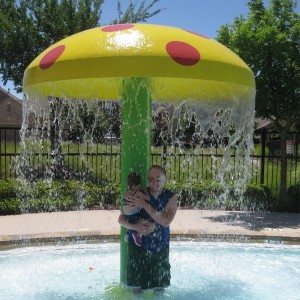 Splash Park Използва стъклопласт Kid Увеселителен Вода Mushroom