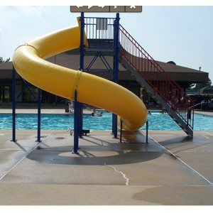 Water Play Park Fiberglass Water Tube Slide For Pool