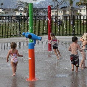 Vatn Spila Park Water Splash Gun fyrir Kids