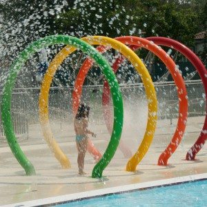 Park wodny Spray pętla dla dzieci Gra grupowa
