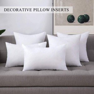 Wholesale Cheap Hotel Home Polyester Cotton Filling Throw 18×18 Pillow Insert