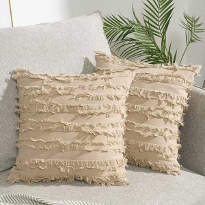 Amazon Hot Sale Cotton And Linen Boho Cushion Cover Bohemian Home Decor Pillow Case