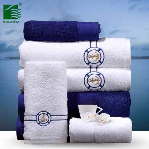 China Wholesale Best Linen Sheets Manufacturers - 100% cotton, durable and customizable embroidery face towel – Natural Wind