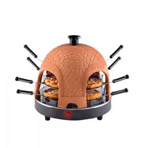 Professional 8 person home electric round mini pizza dome oven