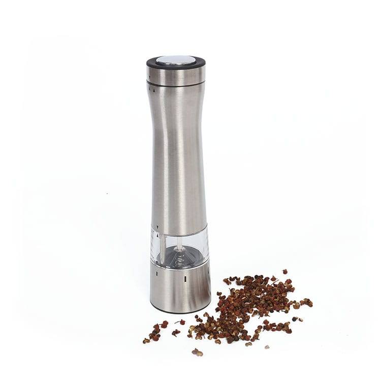 Electric Stainless Steel Salt Pepper Mills with light
