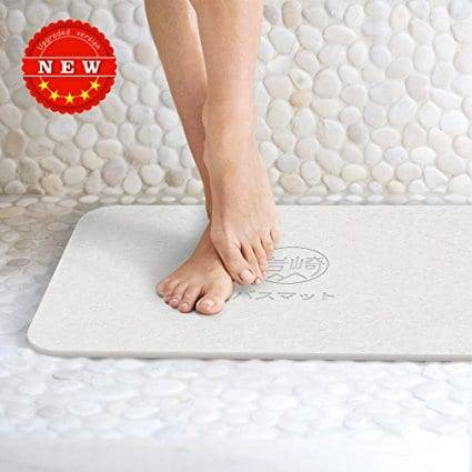 Instant Water Absorbent Printed Diatomite Earth Bath Foot Mat