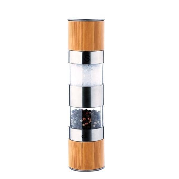 two in one stainless steel pepper grinder 9609B 2 in 1 Salt & Pepper Mill