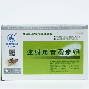 Professional Design Veterinary Feed Medicine -
 Penicillin Potassium for Injection – North China Pharmaceutical