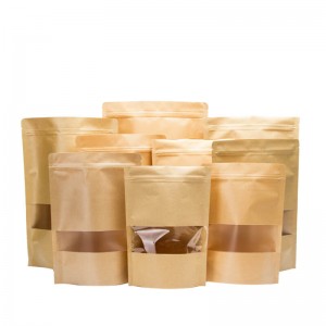 China Professional Coffee Packaging Pouch With Valve Supplier –  Different size kraft paper sandwich packaging bag – Oemy