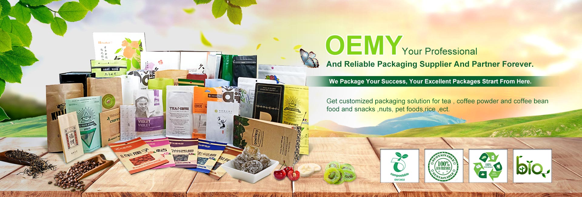 OEMY Your Professional  And Reliable Packaging Supplier And Partner Forever.