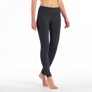 Leggings per yoga da palestra con fascia elastica personalizzata da donna