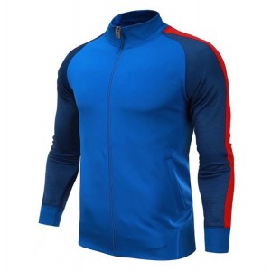 Seacaidean trèanaidh Custom Satin Sports Jackets Soccer Uniform Sublimation Printing Ball-coise Jersey
