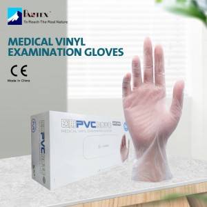 Powder-Free Medical Vinyl Exam Gloves