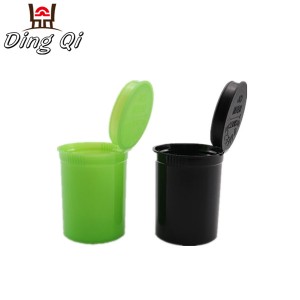 Hot selling 58mm childproof opaque plastic pop top tubes