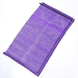 Purple 25lb PP Woven Mesh Bag For Onions