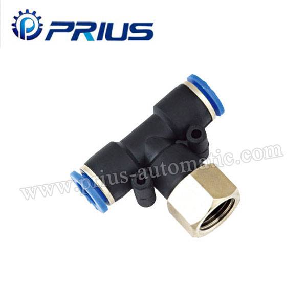 China wholesale
 Pneumatic fittings PTF-G for Hyderabad Factory