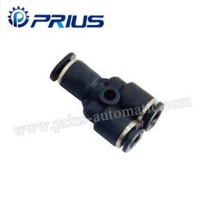 Excellent quality China One Touch Stright Plastic Pneumatic Pipe Fitting