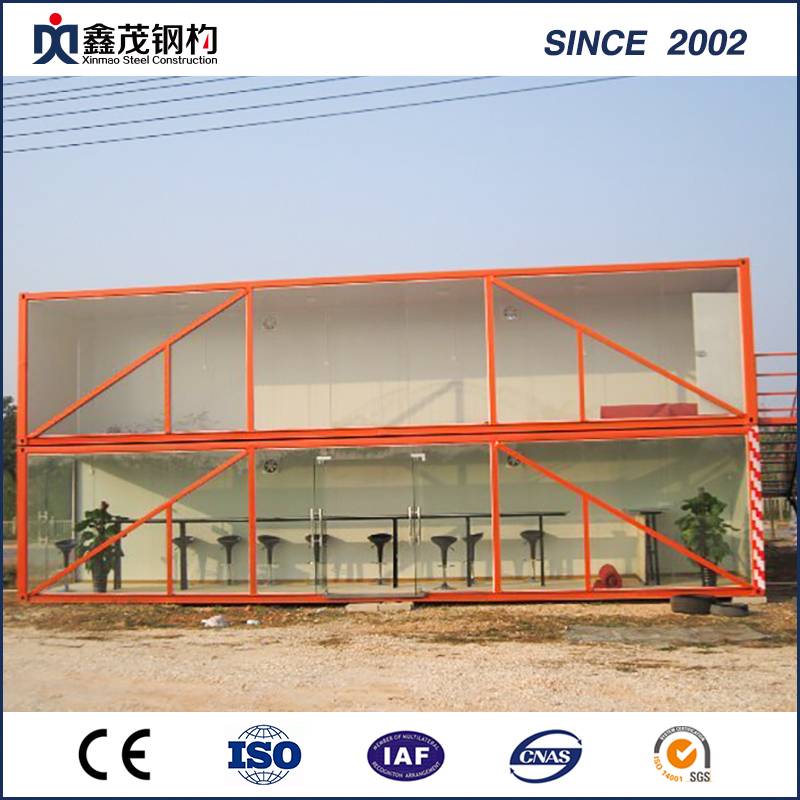 Wholesale China Container Home Cabin Manufacturers Suppliers –  Noble Sandwich Panel Prefab Container House with Bathroom – Xinmao ZT Steel
