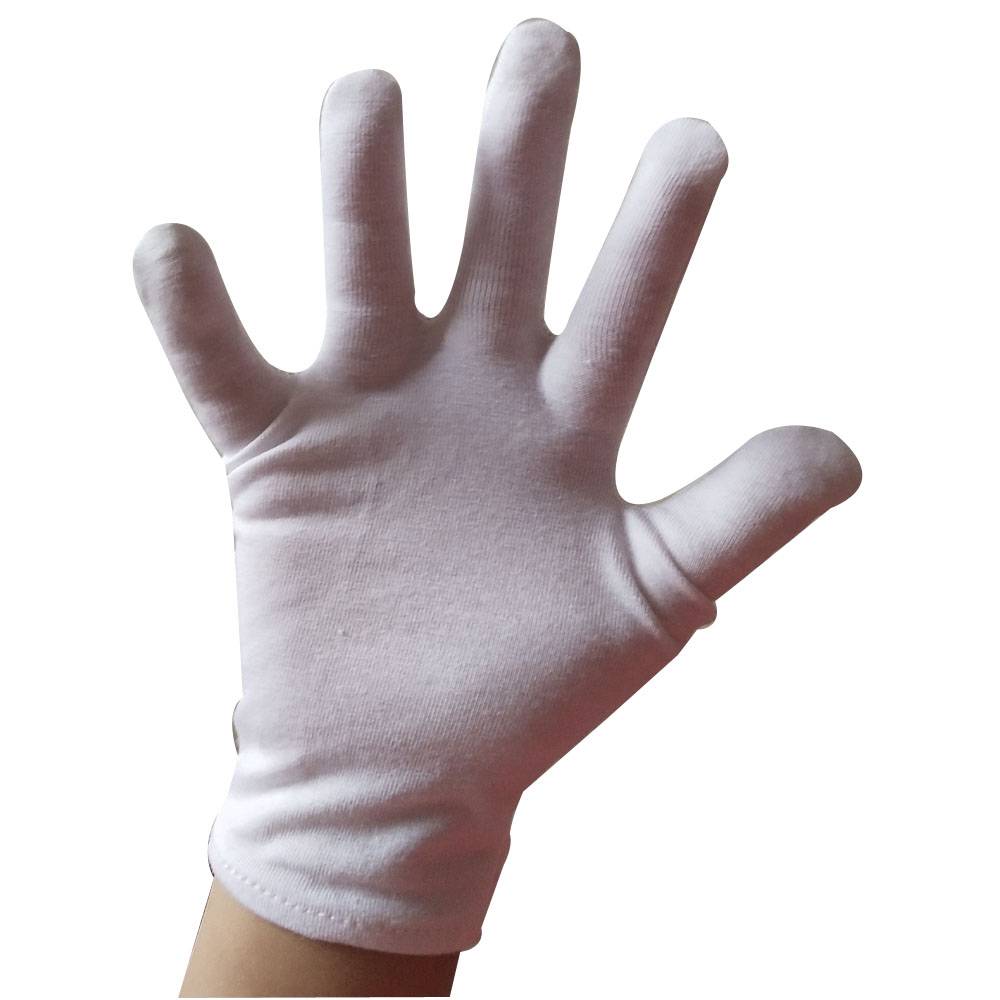 white cotton with spandex stretch gloves for kids eczema Featured Image