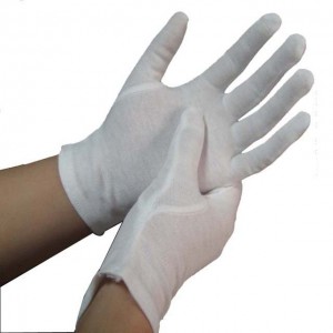 Work Cotton Seamless disposable gloves Item No.: HMD-5008