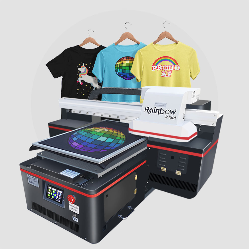 Kina RB-4060T A2 T-shirt printer maskine maskine og pris | Regnbue