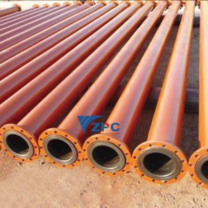 Wear resistant pipe with ceramic liner